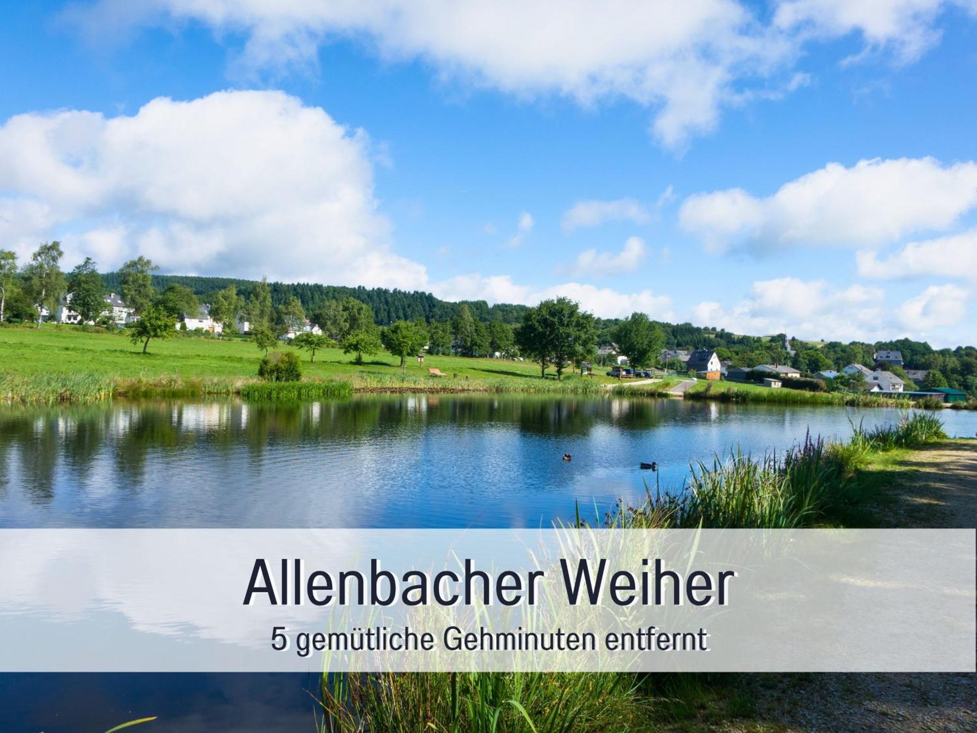 4 Sterne Ferienhaus Zum Weiher Allenbach Exterior foto